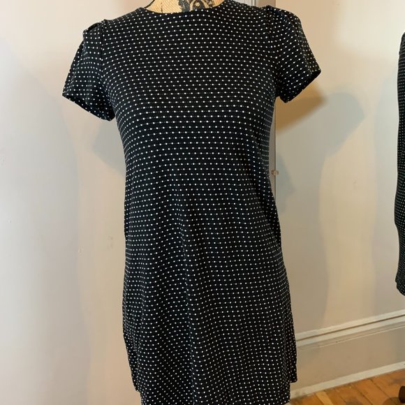 Anthropologie Dresses & Skirts - Maeve Black/White Dot Dress